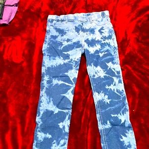 14/16 acid washed jeggings